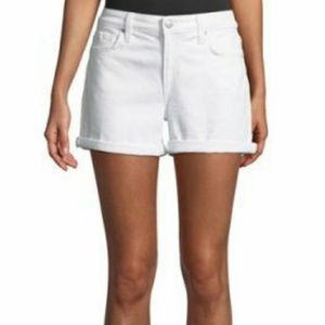 Joe’s Jeans White Rolled Shorts